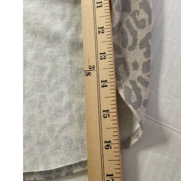 Vintage Bombom Womens Leopard Print Maxi Dress Size XL Grey and White Athleisure - Picture 9 of 9